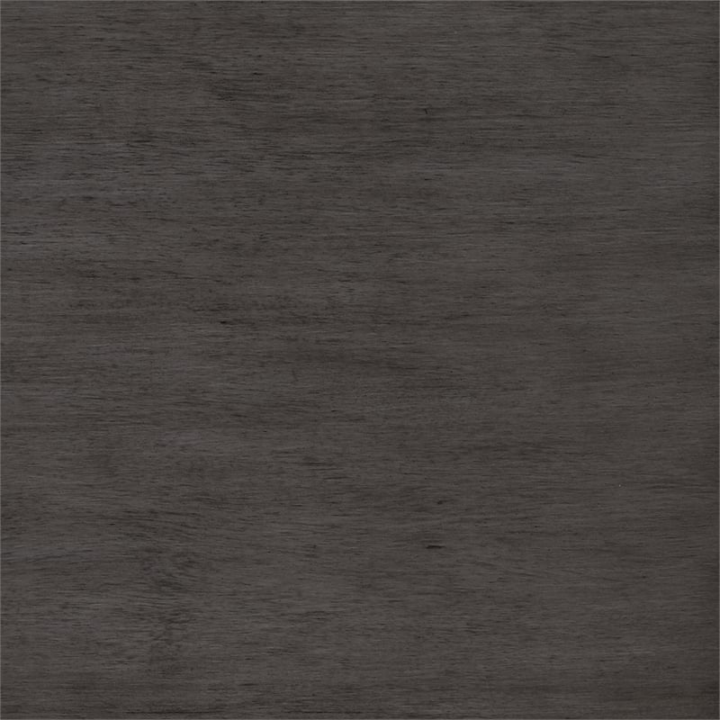 Lane 3-Shelf Round End Table in Slate Gray Wood Finish