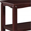 Lane 3-Shelf Console Table in Espresso Wood Finish