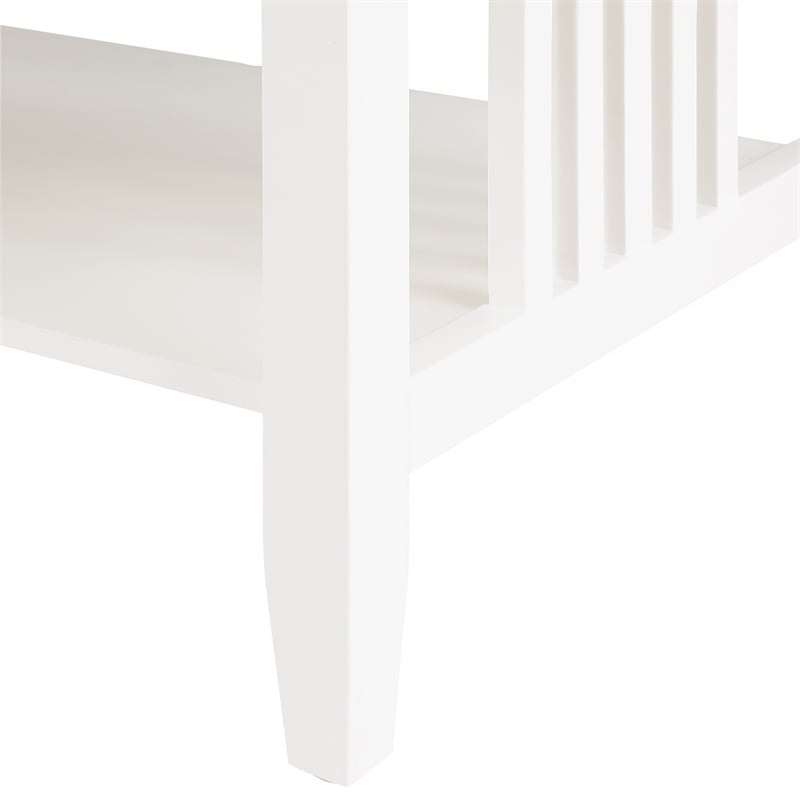 Sierra Coffee Table Engineered Wood in White Finish