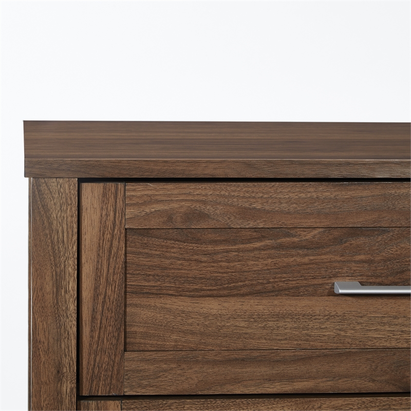 Stonebrook 4-Drawer Chest in Wood Classic Walnut Finish