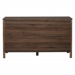Stonebrook 6-Drawer Horizontal Dresser in Wood Classic Walnut Finish