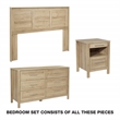 Stonebrook Queen/Full 3 Piece Bedroom Set in Wood Canyon Oak Finish