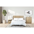 Stonebrook Queen/Full  3 Piece Bedroom Set in Wood  Canyon Oak Finish