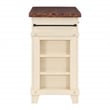 Madison Kitchen Island in White Finish Engineered Wood