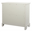 Farmhouse Basics 3 Drawer Chest in Rustic White Engineered Wood