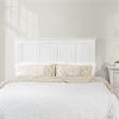 Farmhouse Basics Queen Bed Headboard in Rustic White  Engineered Wood