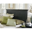 Farmhouse Basics King Bed Headboard in Wood Rustic Black