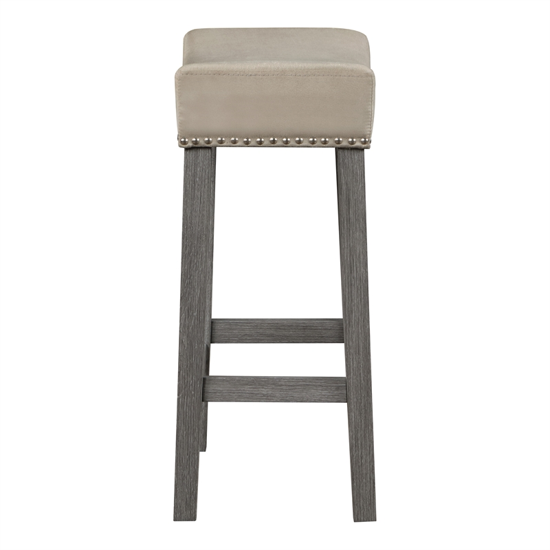 Celina 5-PC Counter Height Dining Set in Engineered Wood Antique Gray