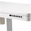 Stealth Sit-to-Stand Height Adjustable Corner Desk in White Engineered Wood
