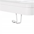 Stealth Sit-to-Stand Height Adjustable Corner Desk in White Engineered Wood