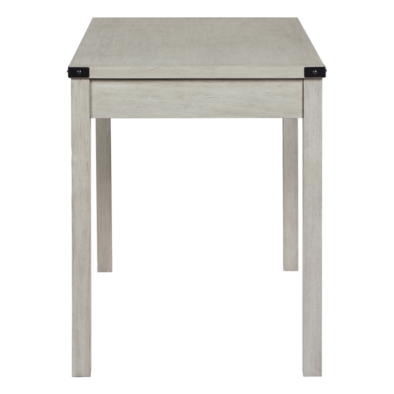 Victor Writing Desk with Drawer in Engineered Wood Champagne Oak Finish