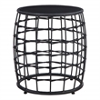 Cambria Drum Nesting Tables-2 Piece set-in Engineered Wood Black