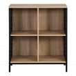 Ace 4 Cube Storage/Bookcase Engineered Wood in River Oak Finish