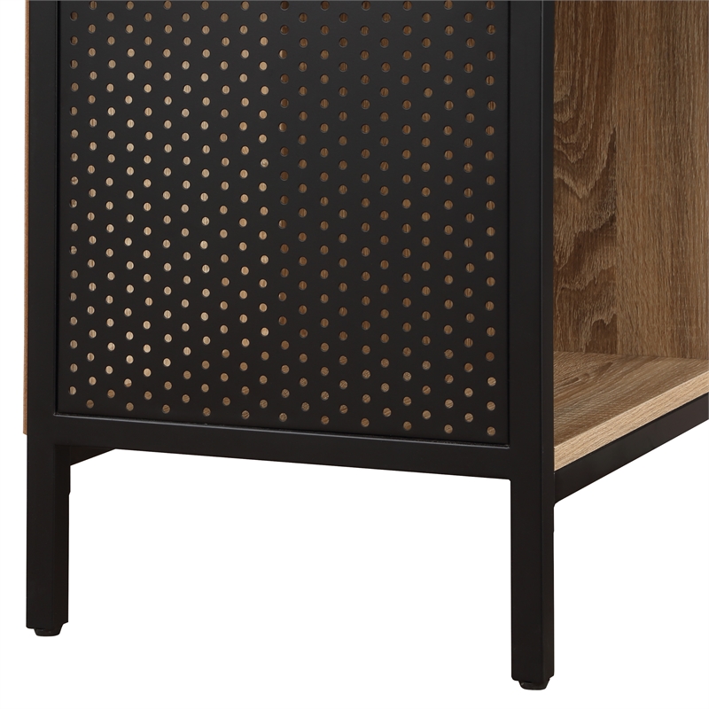 Ace 4 Cube Storage/Bookcase Engineered Wood in River Oak Finish