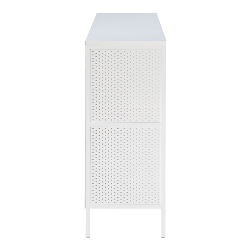 Ace 8 Cube Bookcase/Storage in White Engineered Wood