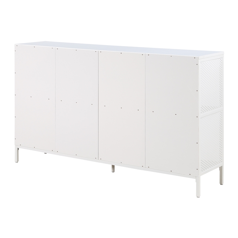 Ace 8 Cube Bookcase/Storage in White Engineered Wood
