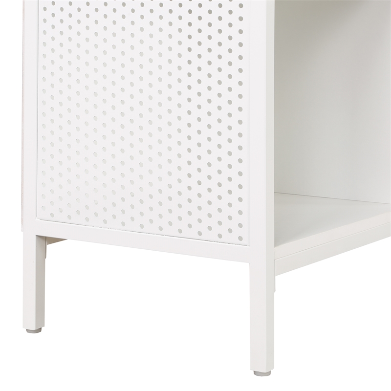 Ace 8 Cube Bookcase/Storage in White Engineered Wood