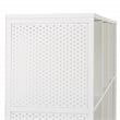 Ace 8 Cube Bookcase/Storage in White Engineered Wood