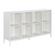 Ace 8 Cube Bookcase/Storage in White Engineered Wood