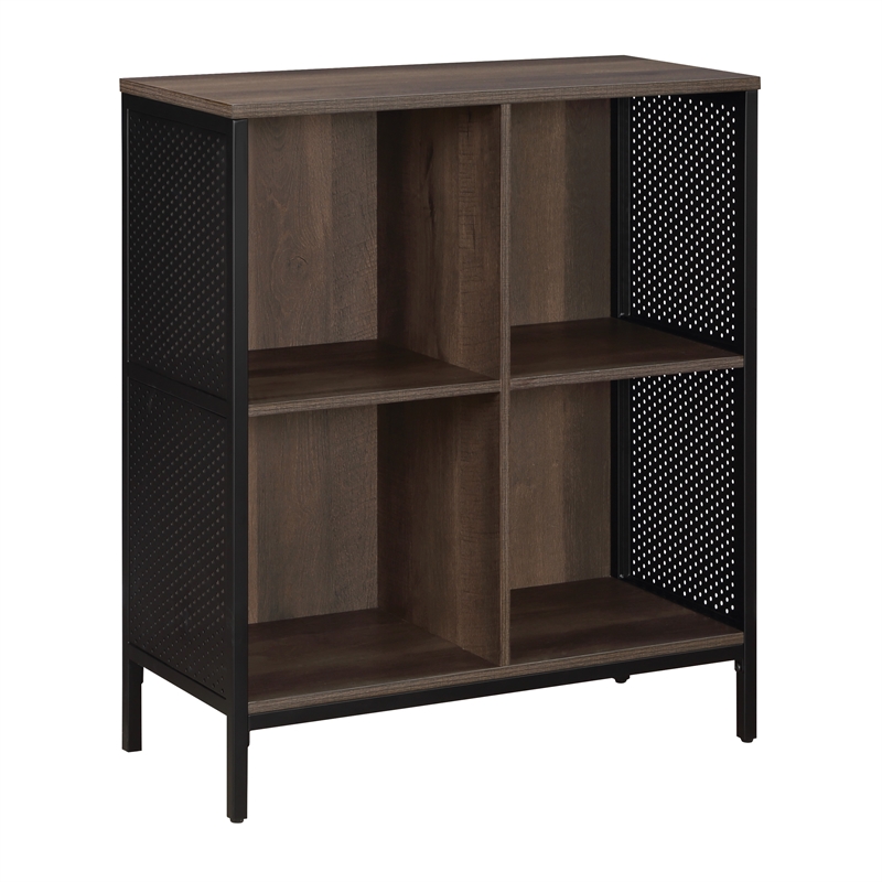 Ace 4 Cube Storage/Bookcase Engineered Wood in Ozark Ash