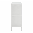 Ace 4 Cube Storage/Bookcase in White Engineered Wood