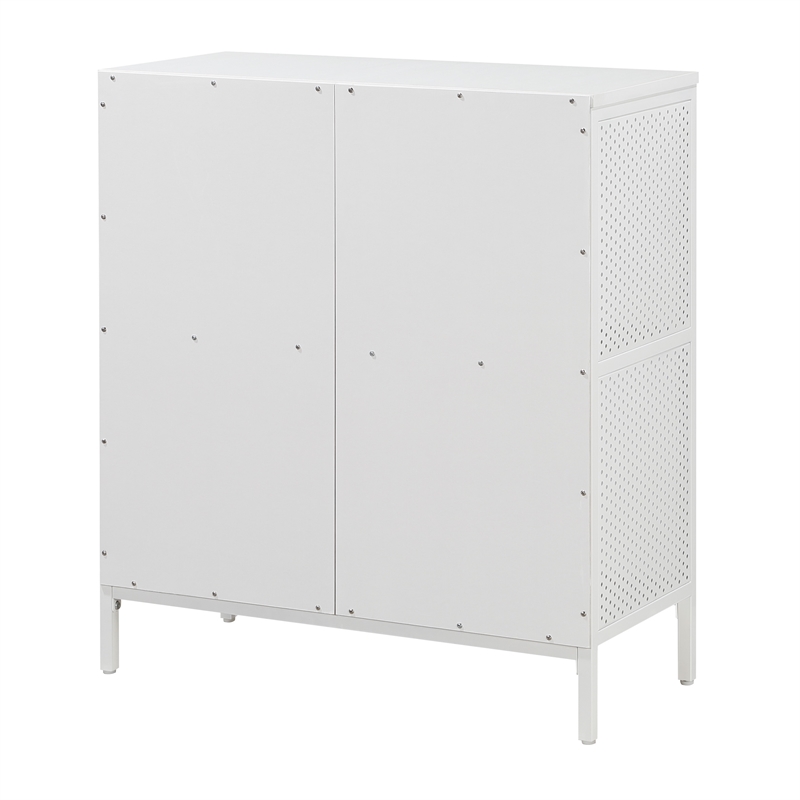 Ace 4 Cube Storage/Bookcase in White Engineered Wood