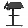 Kilo Electric Battlestation Gaming Desk Metal-Gray Carbon Fiber Finish