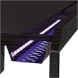 Kilo Electric Battlestation Gaming Desk Metal-Gray Carbon Fiber Finish