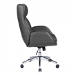 Blanchard Office Chair in Black Faux Leather