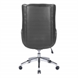 Blanchard Office Chair in Black Faux Leather