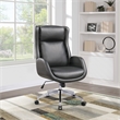 Blanchard Office Chair in Black Faux Leather