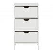 Freeport 3-Drawer Accent Storage Cabinet Engineered Wood in White
