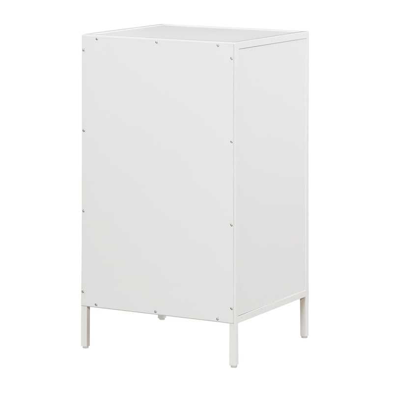 Freeport 3-Drawer Accent Storage Cabinet Engineered Wood in White