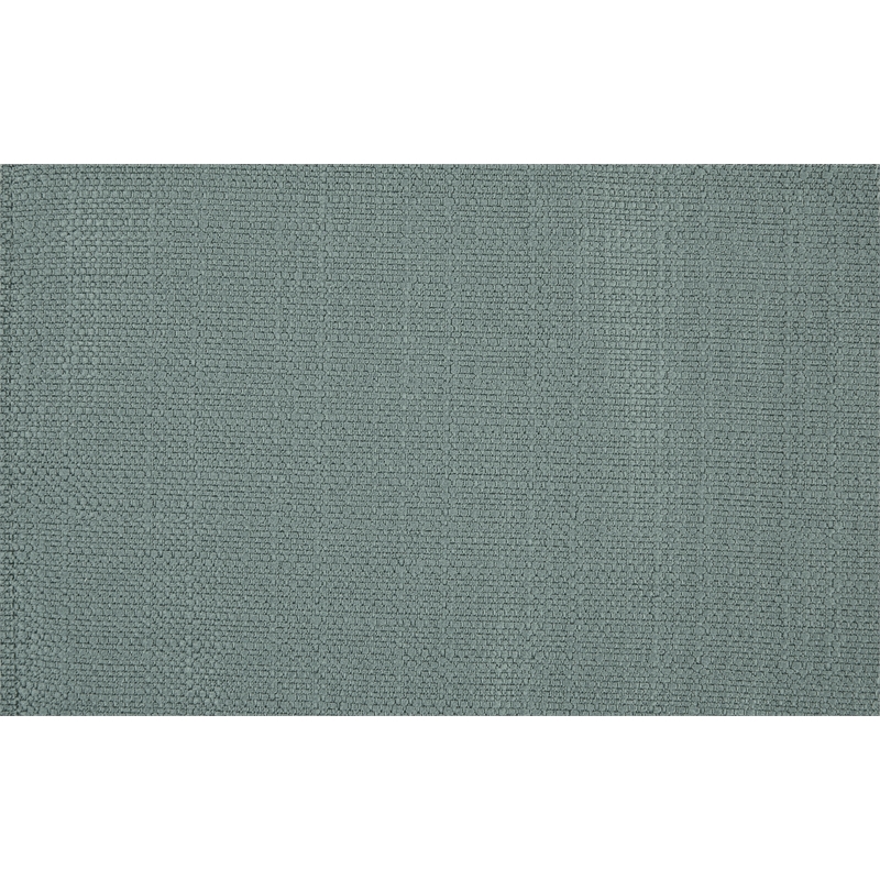 Landis Storage Bench in Sea Blue Fabric and Brushed Legs