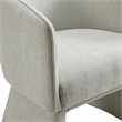 Lucas Accent Chair in Platinum Gray Fabric with Bolted Legs