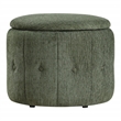 Brayfield Storage Ottoman in Pine Fabric