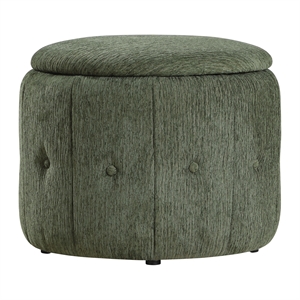 Brayfield Storage Ottoman in Pine Fabric
