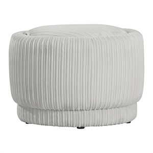lanyard storage ottoman in fabric
