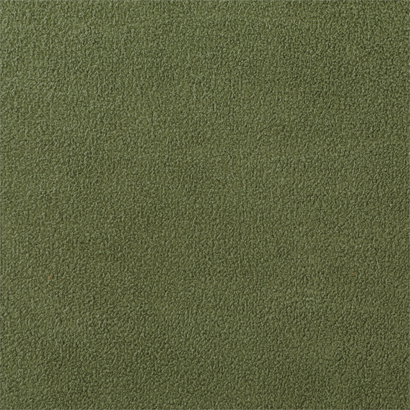 Erindale Round Storage Ottoman in Moss Green Fabric