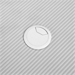 Prado 60x60 L Desk with Storage in Metal Schattdecor White Carbon Fiber Desk Top