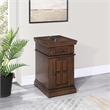 Chair Side Table  in Engineered Wood Oak Finish