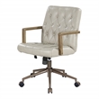 Waltham Office Chair in Taupe Faux Leather