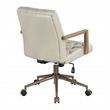 Waltham Office Chair in Taupe Faux Leather