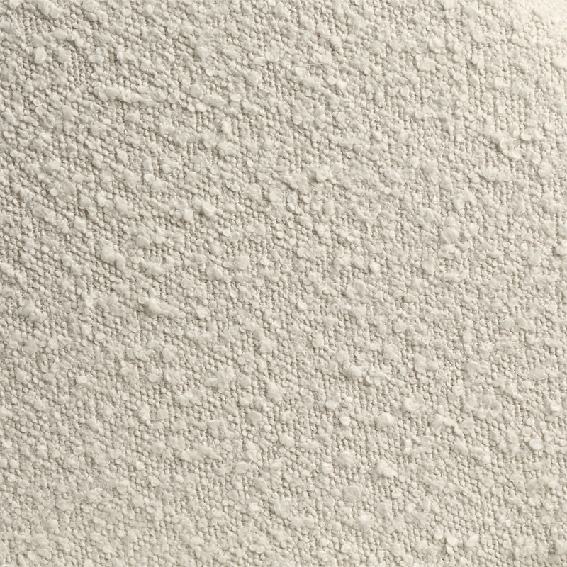 Cady Vanity Chair in Textured Cream Fabric Fully Assembled