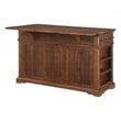 Palisade Kitchen Island in Engineered Wood Oak Finish