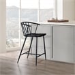 Lincoln All Metal Counter Stool in Black