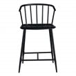 Lincoln All Metal Counter Stool in Black