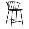 Lincoln All Metal Counter Stool in Black
