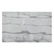 Solid Gray Marble Top C-Table with Chrome Metal Base 2-Pack