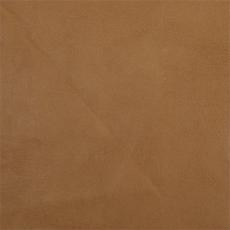 Ethan Tub Chair in Camel Faux Leather with Dark Espresso Wood Legs